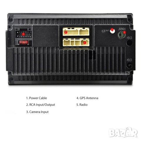 Мултимедия плеър с Андроид, 2DIN, двоен дин 2, навигация за кола камера за автомобил Android радио, снимка 10 - Аксесоари и консумативи - 35288218