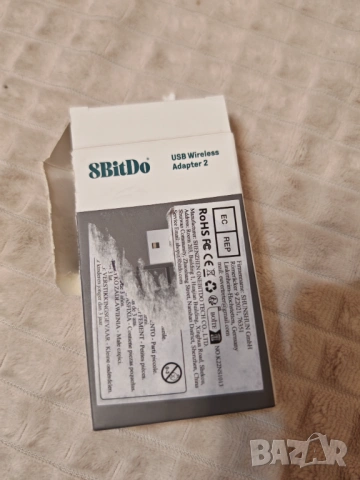 8BitDo USB Wireless Adapter 2 Bluetooth за PS5 PS4 Xbox Switch нов, снимка 2 - Аксесоари - 54128827