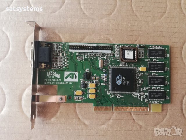Видео карта ATi 3D Rage IIC 8MB AGP, снимка 1 - Видеокарти - 42480729