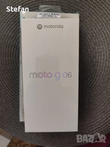 Продавам чисто нов GSM Motorola moto g06 с подарък батерия 10000ач.