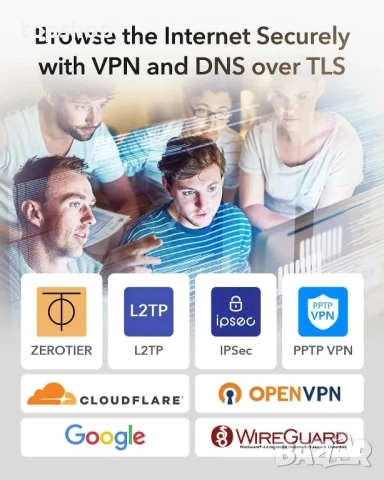 Нов Cudy LT500E 4G LTE Cat 4 модемен рутер със слот за SIM карта, AC1200 WiFi, OpenVPN, Wireguard..., снимка 3 - Рутери - 51595320