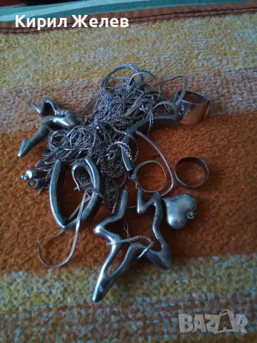 100 грама сребърни накити за поправка за реставрация за части или за материал 50648, снимка 2 - Колиета, медальони, синджири - 50238469