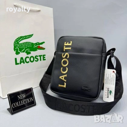 Lacoste Нова Мъжка Кожена Чанта 