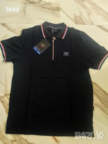 Мъжка тениска Паул Шарк 2ХЛ последен размер в тъмно син цвят , снимка 12 - Тениски - 54193244