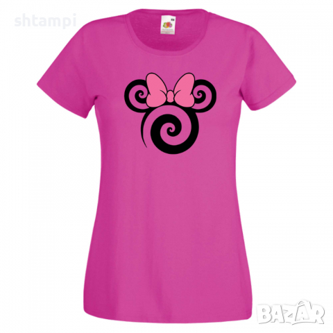 Дамска тениска Minnie Head 1Подарък,Изненада,Рожден ден,, снимка 7 - Тениски - 36530035