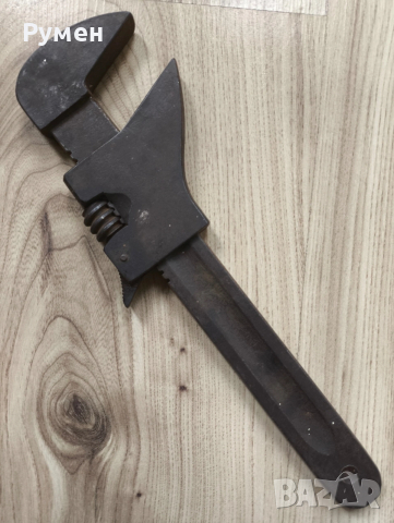 Стар гаечен ключ произведен от старата немска фирма Zerem , снимка 2 - Ключове - 54014123
