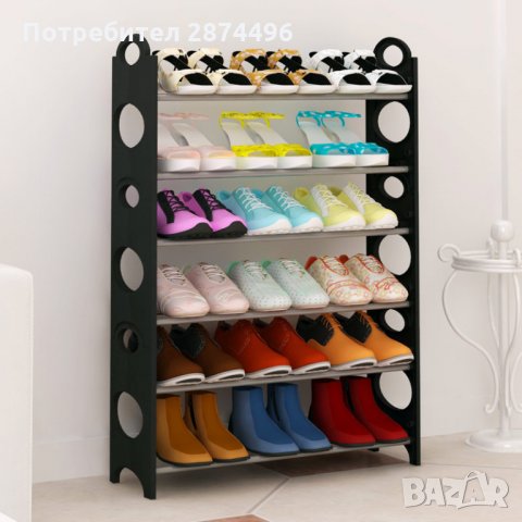 Сглобяема етажерка за обувки за до 30 чифта обувки, снимка 17 - Други стоки за дома - 30895589