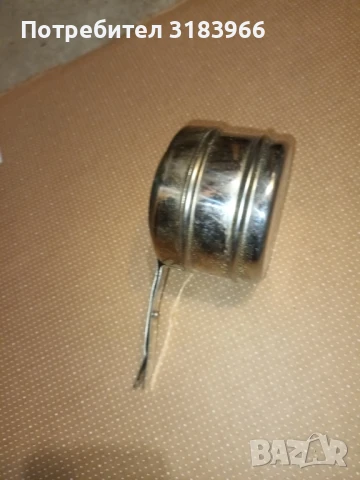 много старо джезбе с капак хромнекел 500 гр, снимка 1