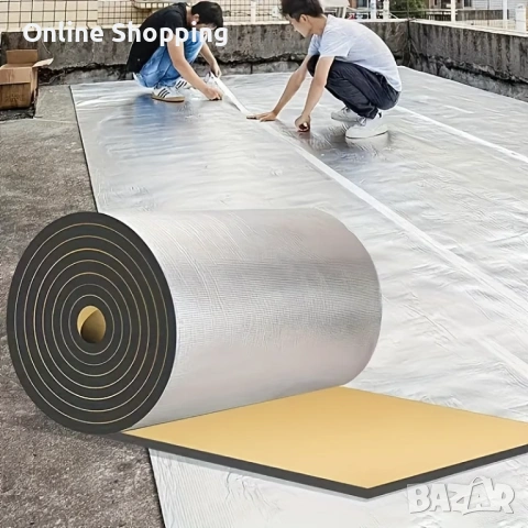 Самозалепваща се шумоизолация и топлоизолация за кола, Изоляция 100 х 50 см, 5мм, 10мм и 20мм