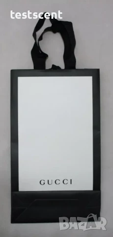 Автентична бутикова Gucci подаръчна торба gift bag 38x23cm GG, снимка 9 - Други - 42056956