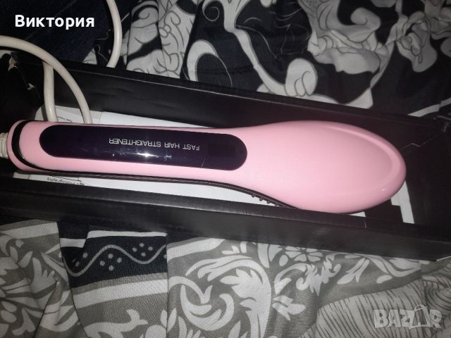 Електрическа четка за изправяне на коса , снимка 2 - Аксесоари за коса - 38607353