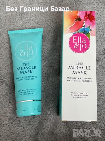 Нова Луксозна Маска за Лице - Интензивна Хидратация Сияйна Кожа Ella and Jo Miracle, снимка 6 - Козметика за лице - 44568766