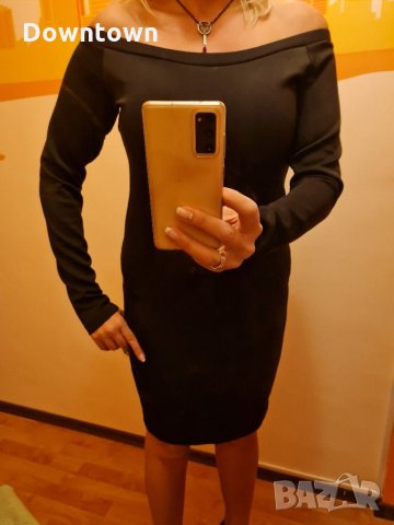 LA SPECIALE  уникална черна рокля с отворен гръб, снимка 6 - Рокли - 34336943