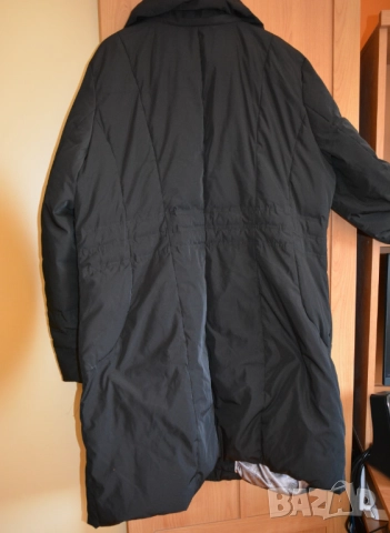 🧥 Дамско есенно/зимно черно яке от шушляк с гъши пух; 3XL÷4XL., снимка 2 - Якета - 52915438