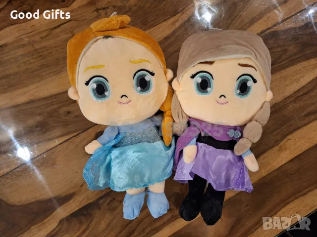 Комплект Плюшени кукли Елза и Анна, Плюшена кукла Елза и Анна Frozen, снимка 5 - Кукли - 48654029