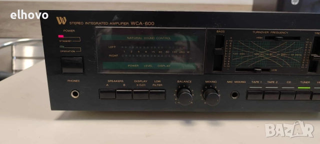 Стерео усилвател WCA-600, снимка 8 - Ресийвъри, усилватели, смесителни пултове - 51959648