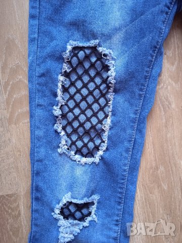 Дънки с мрежа , снимка 6 - Дънки - 42613428