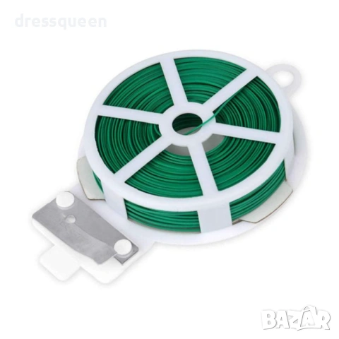 4513 Градинска тел 100 м с вграден резец за лесно подвързване, снимка 5 - Други - 53877637