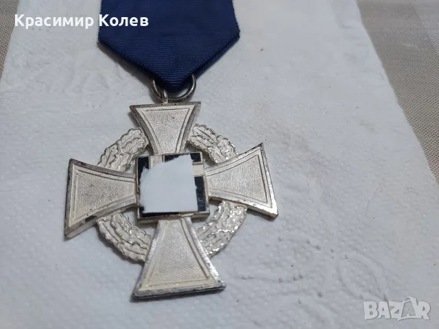 Немски кръстове за дългогодишна служба в полицията - 2 бр, снимка 8 - Антикварни и старинни предмети - 56260962