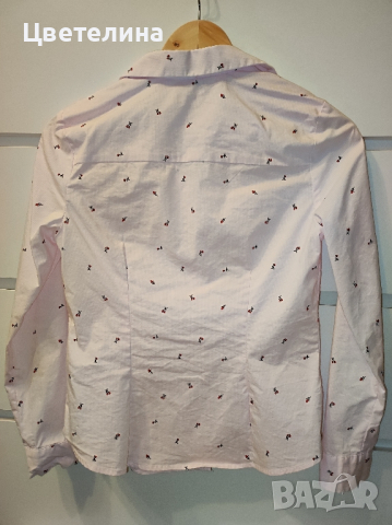 Дамска вталена риза с рози LC WAIKIKI размер 36/S цена 25,99 лв., снимка 2 - Ризи - 44706837