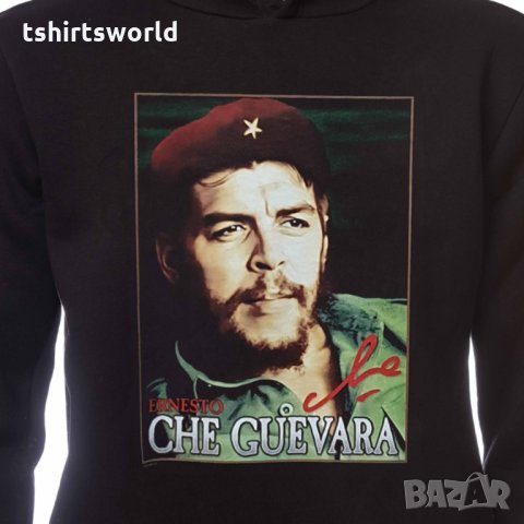 Нов мъжки суичър с дигитален печат на революционера Че Гевара, снимка 3 - Суичъри - 31742369