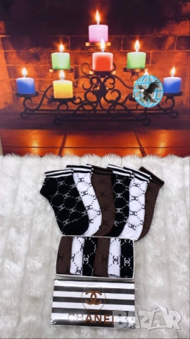 чорапи в кутия nike adidas moschino , снимка 6 - Дамски чорапи - 51445293