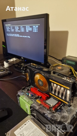 2бр ретро видеокарти за SLI режим ZOTAC GTX 460 AMP! Edition 1GB DDR5 256bit , снимка 11 - Видеокарти - 51690917