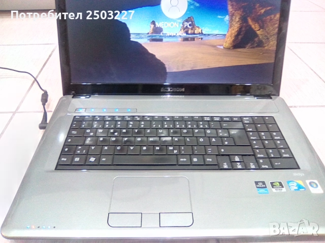 Лаптоп MEDION AKOYA P7612 - 2 процесора, снимка 10 - Лаптопи за работа - 52893812