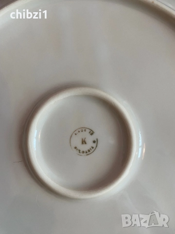 Прекрасно порцеланово плато на Китка , снимка 3 - Чинии - 52445409