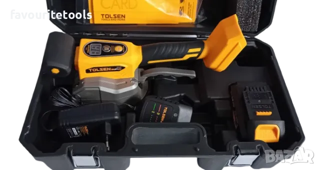 Акумулаторна вибрираща вендуза за плочки Tolsen 20V, снимка 6 - Други инструменти - 49309572