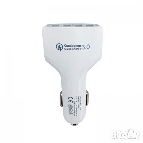 USB зарядно за кола с 4 порта