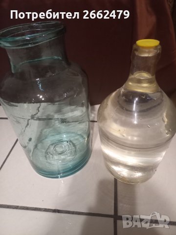 Продавам стъклено шише за вода., снимка 2 - Буркани, бутилки и капачки - 42789531
