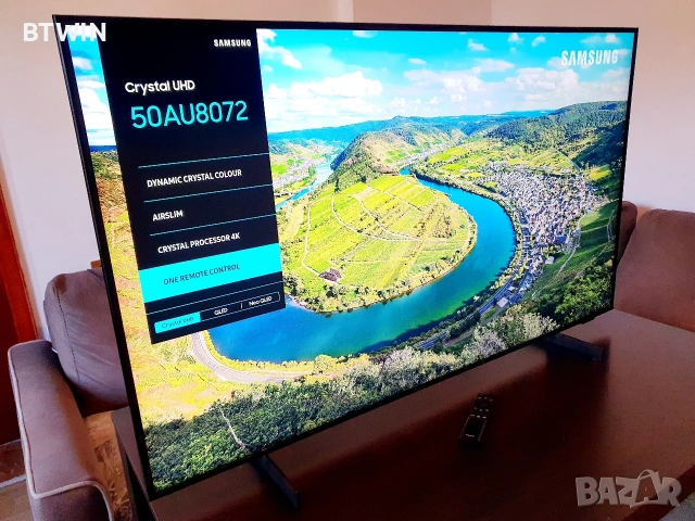 Телевизор - Samsung 50 ИНЧА - Smart - 4K Ultra HD - LED !, снимка 5 - Телевизори - 53925942