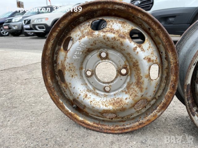 Железни джанти 13 цола 4х100 за Рено, снимка 3 - Гуми и джанти - 42798126