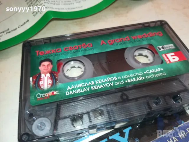 ДЕНИСЛАВ КЕХАЙОВ И ОРК САКАР-ОРИГИНАЛНА КАСЕТА 1410241503, снимка 5 - Аудио касети - 47578291