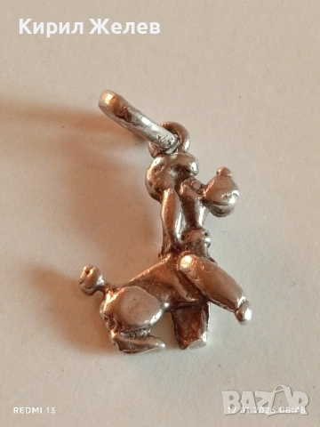 Сребърен медальон във формата на куче ПУДЕЛ талисман за подарък 52676, снимка 7 - Колиета, медальони, синджири - 53069051