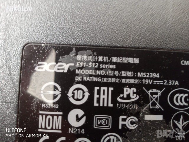 Acer Aspire ES1-512 на части, снимка 10 - Части за лаптопи - 30369685