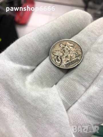 Сребърна монета Гърция 1 драхма 1910, снимка 12 - Нумизматика и бонистика - 35576737