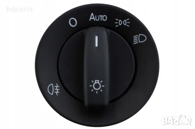 Ключ за светлини фарове Volkswagen, Caddy, Golf 6, Tiguan, T5 Facelift, снимка 2 - Части - 56141356