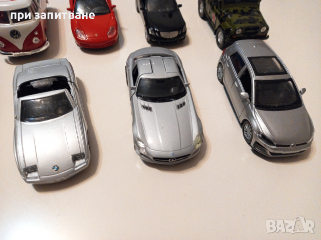 Метални колички Mercedes, BMW, VW, Porsche, FIAT_1/34-1/42, снимка 2 - Колекции - 43684936