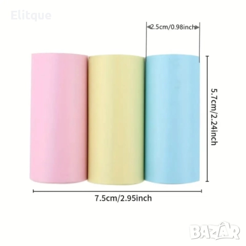 Хартия за мини Bluetooth принтер без мастило-печат на скици,снимки,текст и етикети, снимка 3 - Други стоки за дома - 52862522