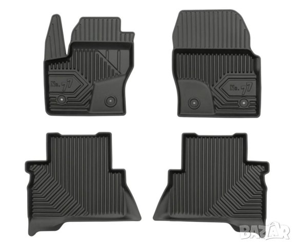 Гумени стелки Frogum модел 77 Ford Kuga 2013-2019, 4 части, черни
