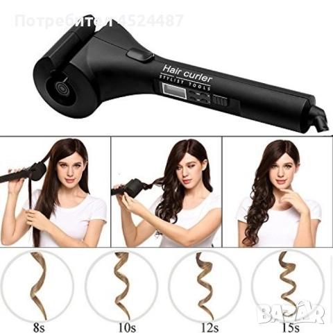 Високотехнологична керамична преса за къдрене на коса с, снимка 6 - Преси за коса - 52580221