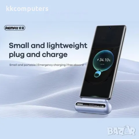 Power bank Remax Capsule / RPP-576 / 2А Lightning(iPhone) / 2500mAh / Зелен / Баркод : 456243, снимка 2 - Резервни части за телефони - 47580490