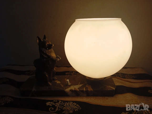 стара настолна лампа арт деко, снимка 7 - Настолни лампи - 38683155