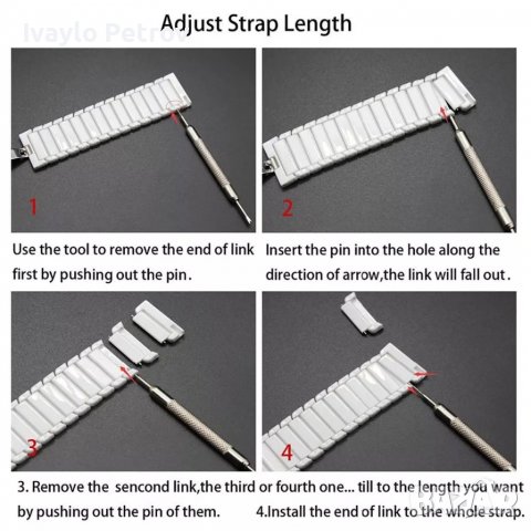 Луксозни Керамични верижки за SAMSUNG S 3 HUAWEI GT/GT 2/GT3/PRO 42/ 46мм.20/22мм, снимка 12 - Каишки за часовници - 38083812