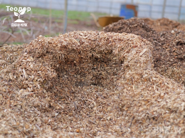 Широколистен чипс за градини, овошки и лехи – доставка с камион, снимка 4 - Тор и почвени смеси - 52252587