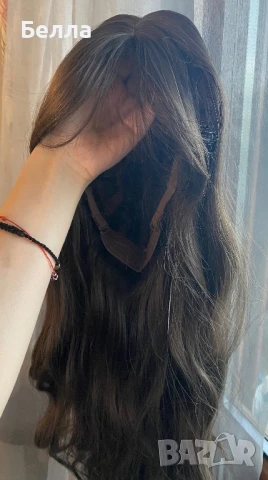 НОВА естествена перука! 100% високо качество, снимка 4 - Аксесоари за коса - 51056723