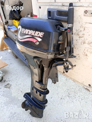 Продавам извънбордов д-л Evinrude 8HP, 4т, дълъг ботуш, 2000г, в добро състояние, внос от Италия, снимка 3 - Воден транспорт - 50695709