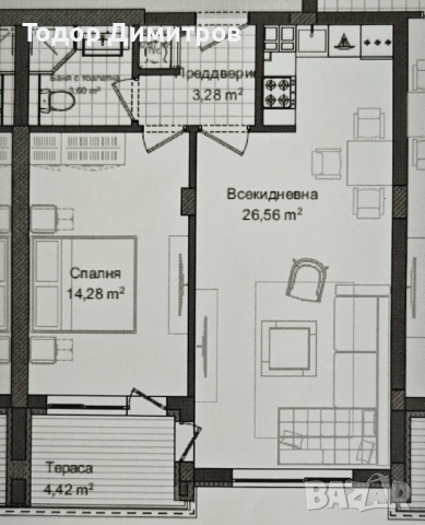 2-стаен, бул.Северен с АКТ 14 до м-н Лидл